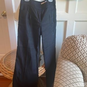 Diane von Furstenberg black wide leg pants